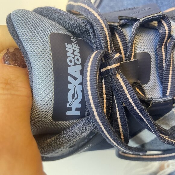 Hoka One One Women's Size 8 Gaviota 2 Running Shoe Navy and Peach - Picture 12 of 16